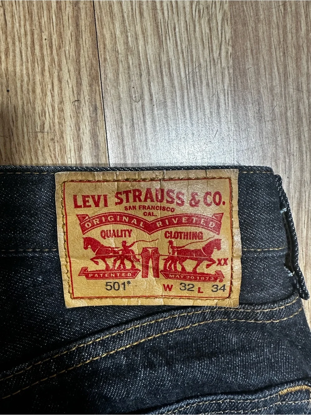Levi's Dark Wash Straight Men’s Jeans